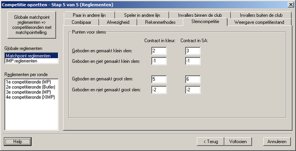 ReglementenSlemCompetitie