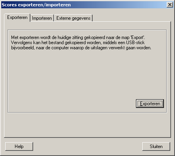 ScoresExporteren